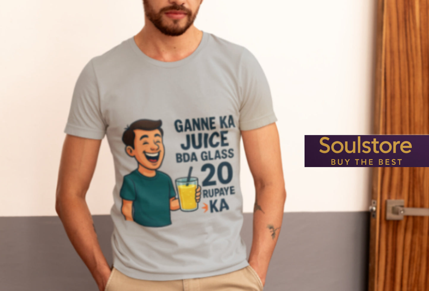 Ganne ka juice meme based T SHIRT
