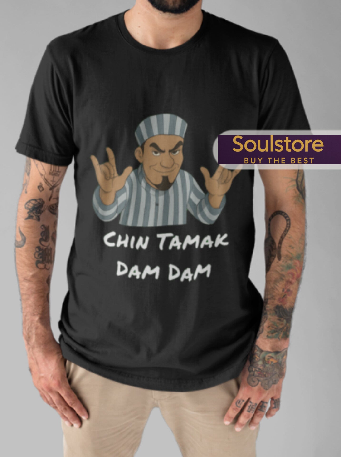 Chin tamak dam dam meme T SHIRT