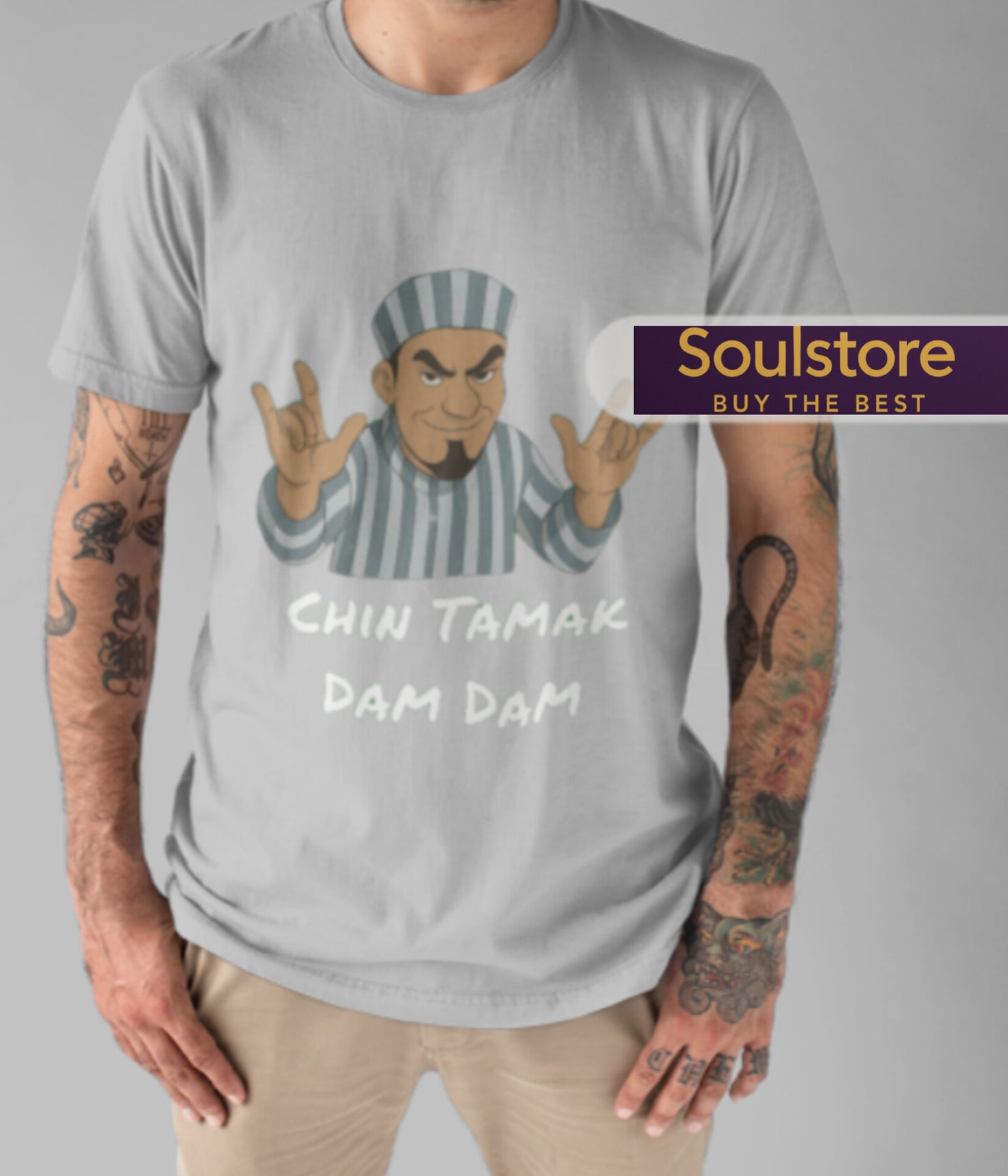 Chin tamak dam dam meme T SHIRT