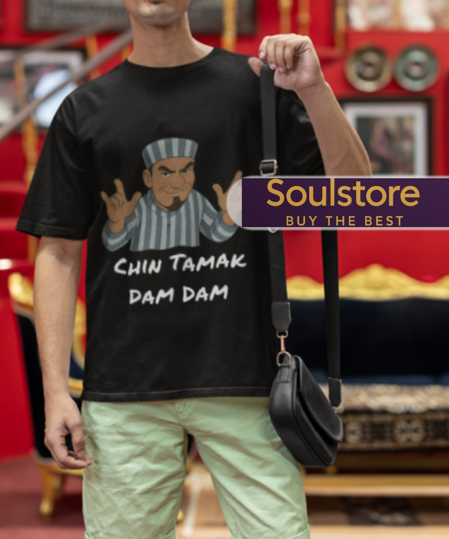 Chin tamak dam dam meme T SHIRT