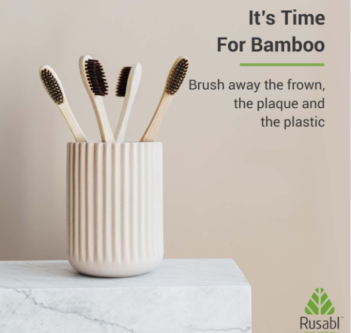Bamboo toothbrush ( SET OF 3 , 4 , 10 )