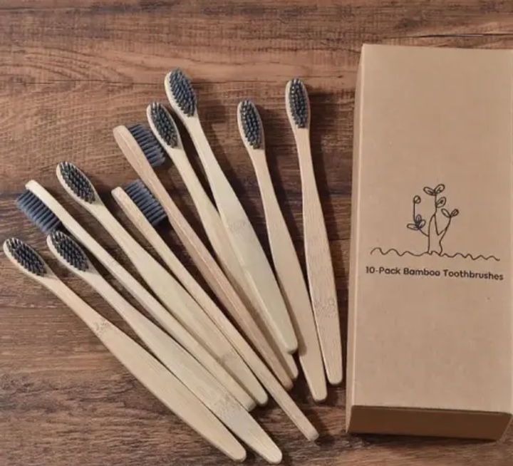 Bamboo toothbrush ( SET OF 3 , 4 , 10 )