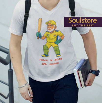 Thala in year 2050 IPL T SHIRT