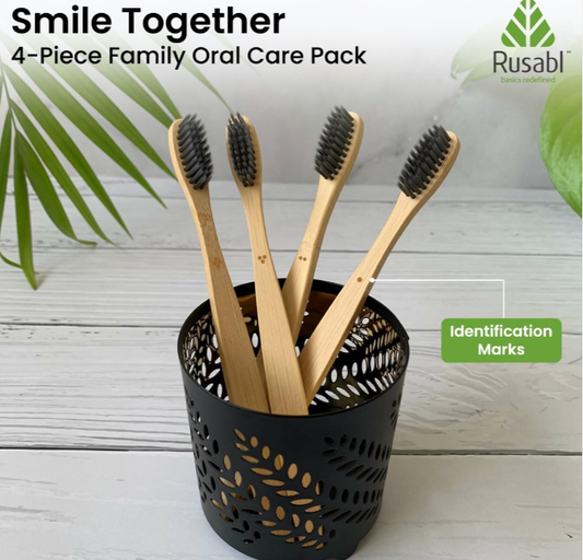 Bamboo toothbrush ( SET OF 3 , 4 , 10 )