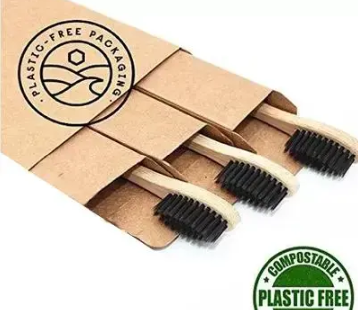 Bamboo toothbrush ( SET OF 3 , 4 , 10 )