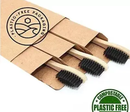 Bamboo toothbrush ( SET OF 3 , 4 , 10 )