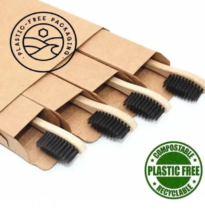 Bamboo toothbrush ( SET OF 3 , 4 , 10 )