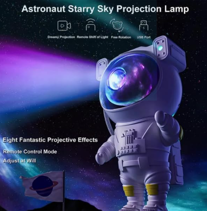 astronaut projector lamp