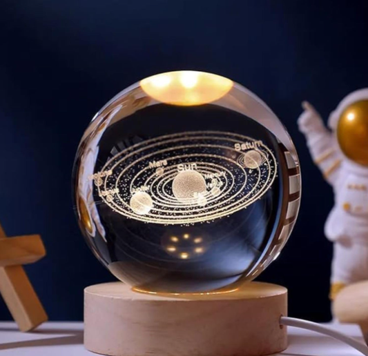 Floating galaxy lamp