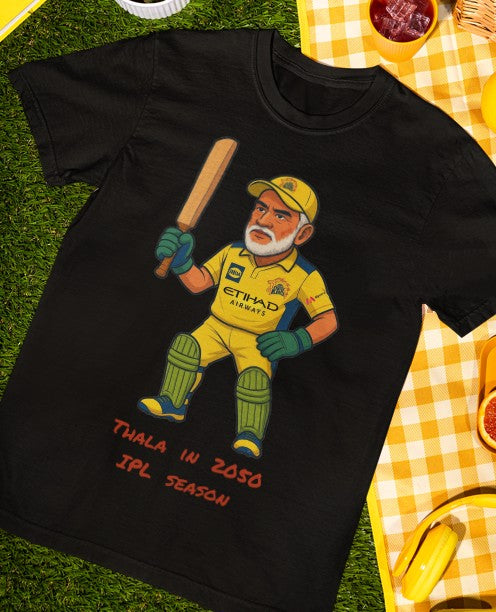 Thala in year 2050 IPL T SHIRT