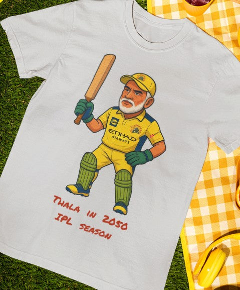 Thala in year 2050 IPL T SHIRT