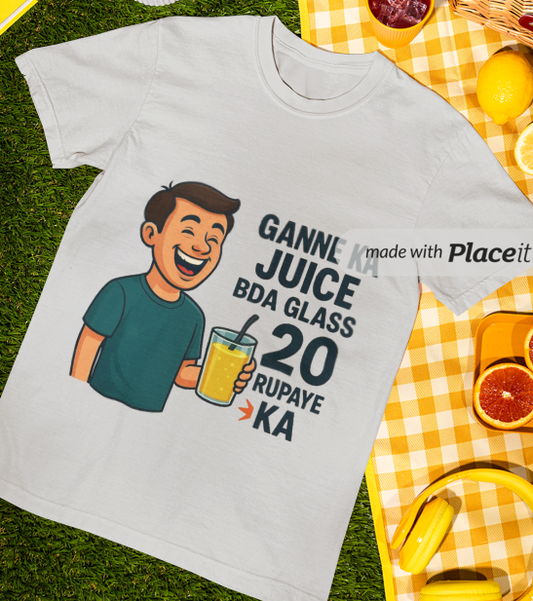 Ganne ka juice meme based T SHIRT