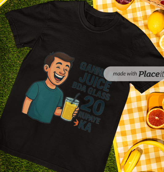 Ganne ka juice meme based T SHIRT