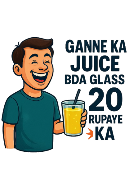 Ganne ka juice meme based T SHIRT